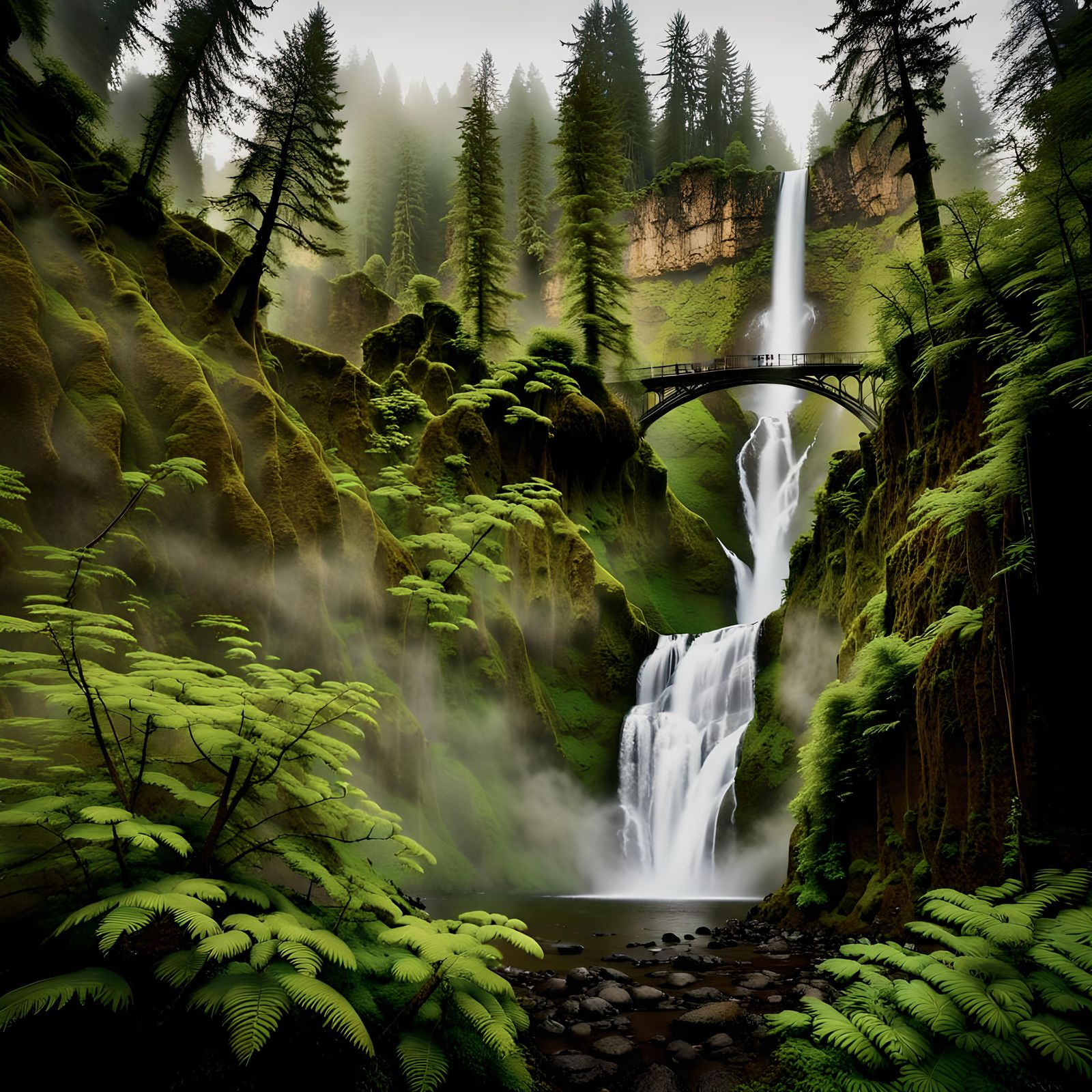 Multnomah Falls, Oregon   by @Witchyluck