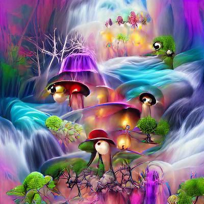 Magical mushroom forest ll