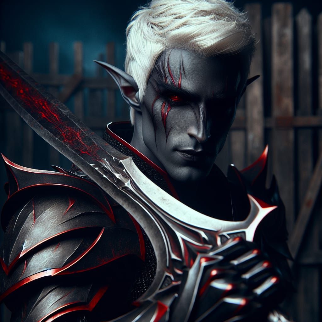 Elwyne Darkpath, Drow Scourge Champion - AI Generated Artwork ...