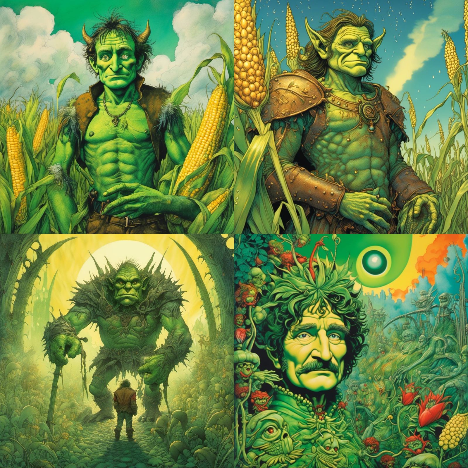 <lora:Hans Arnold:1.0> Robin Williams as Mork from Ork as a ...