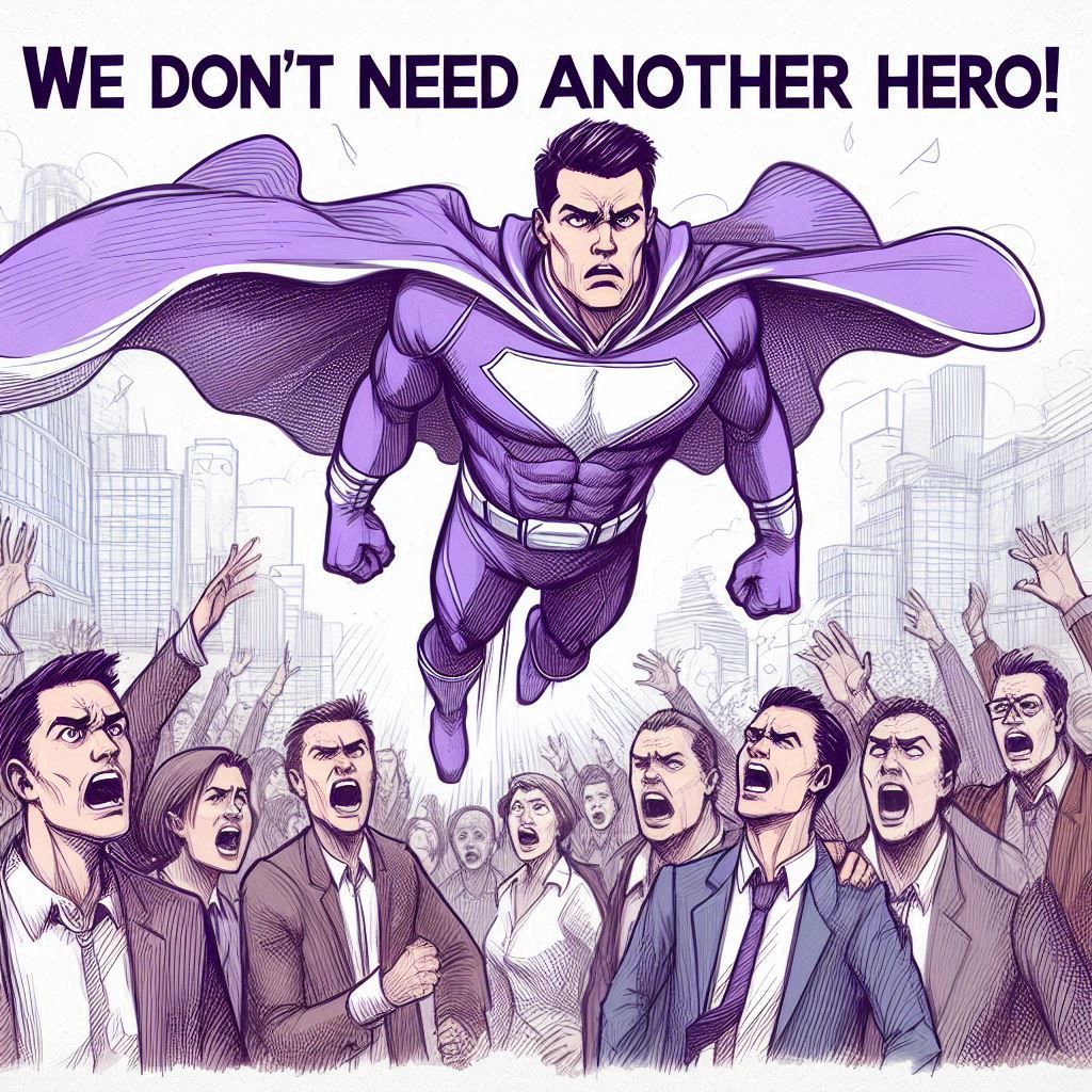 Wow, Tina Turner already predicted the superhero fatigue in 1985...