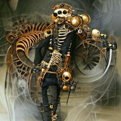 Steampunk skeleton deals