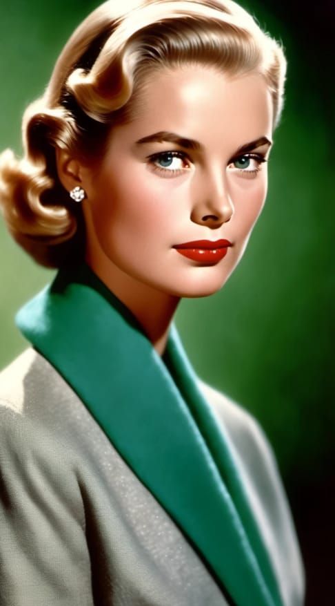 Grace Kelly - AI Generated Artwork - NightCafe Creator