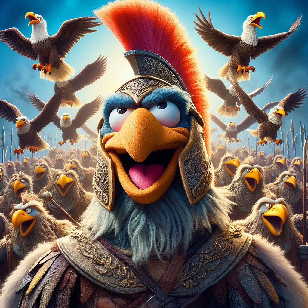 Sam Eagle, God of War (Sam Eagle/Ares)
