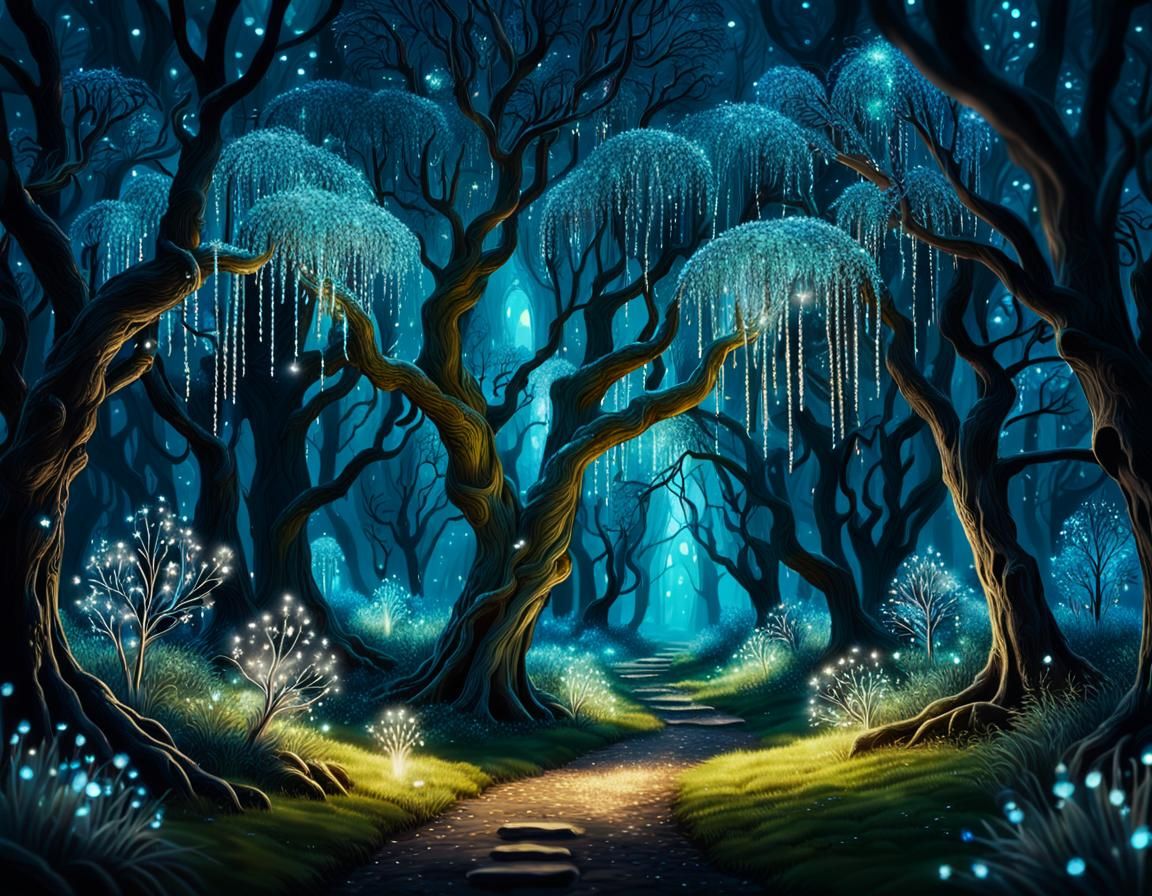 Fantasy Landscapes - Crystal Forest 04