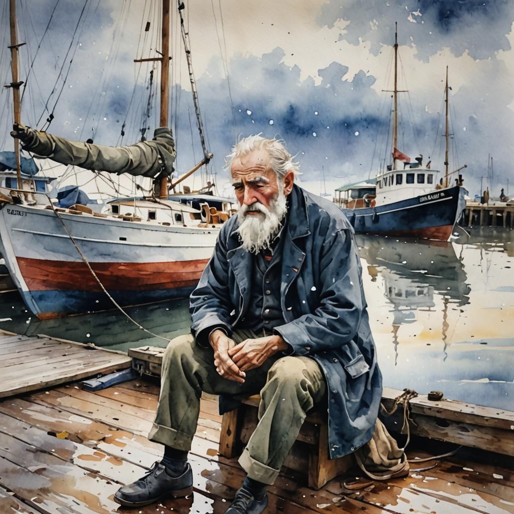 The old captain   by @Richard Ferron Sage 