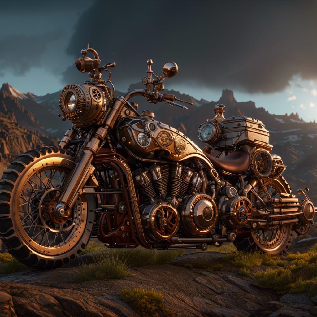 Motorcycle  by @Kreative-eye