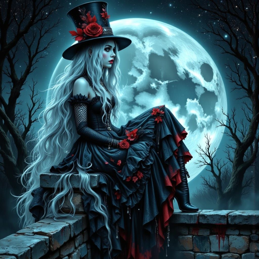 Moonlit Gothic Serenade