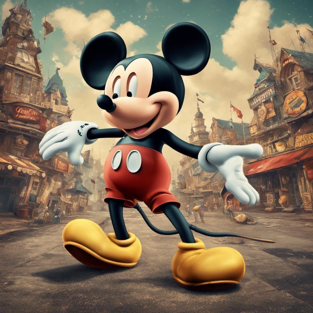 Mickey Mouse - AI Generated Artwork - NightCafe Creator