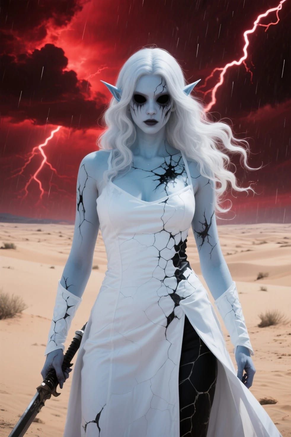 Very creepy epic and sinister eerie creations I just made of hollow Towa.inspired by Vergils downfall.