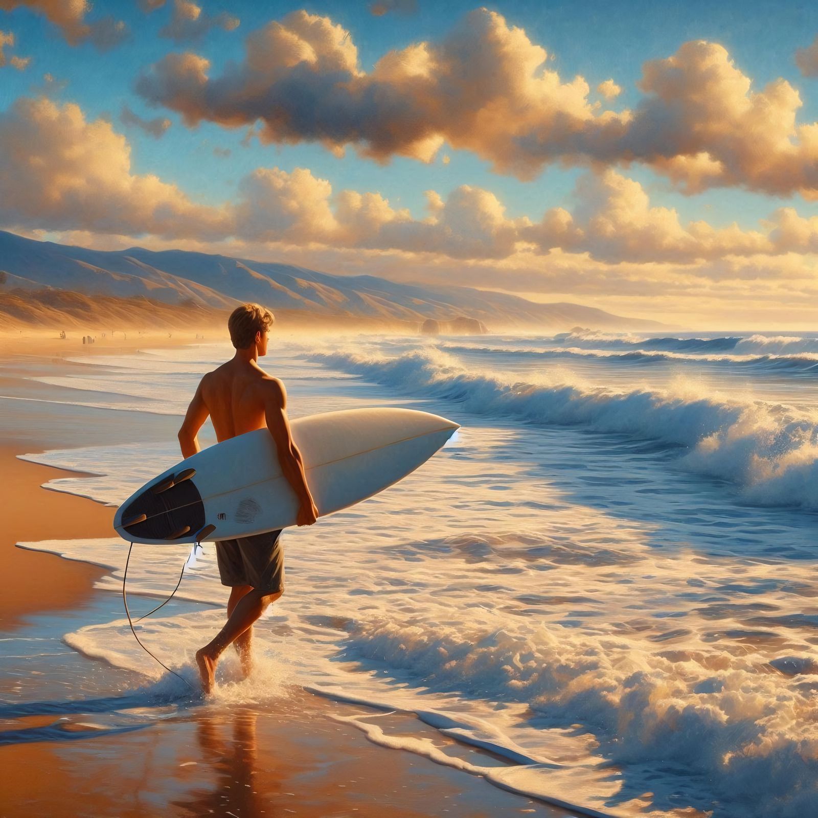 Surfin' California - AI Generated Artwork - NightCafe Creator