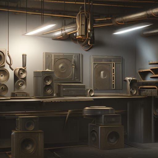 speaker workshop - AI Generated Artwork - NightCafe Creator