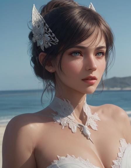 beach portrait