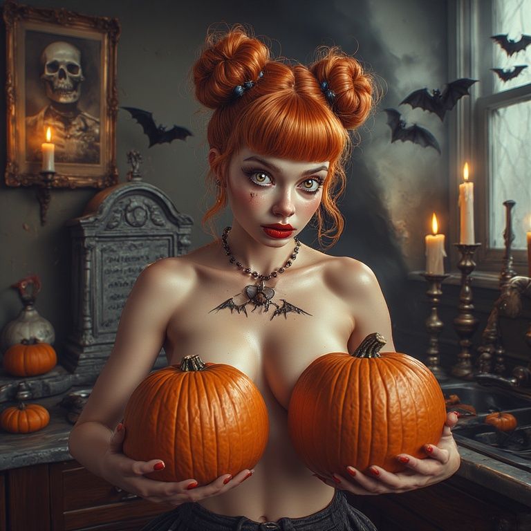 Halloween preparations