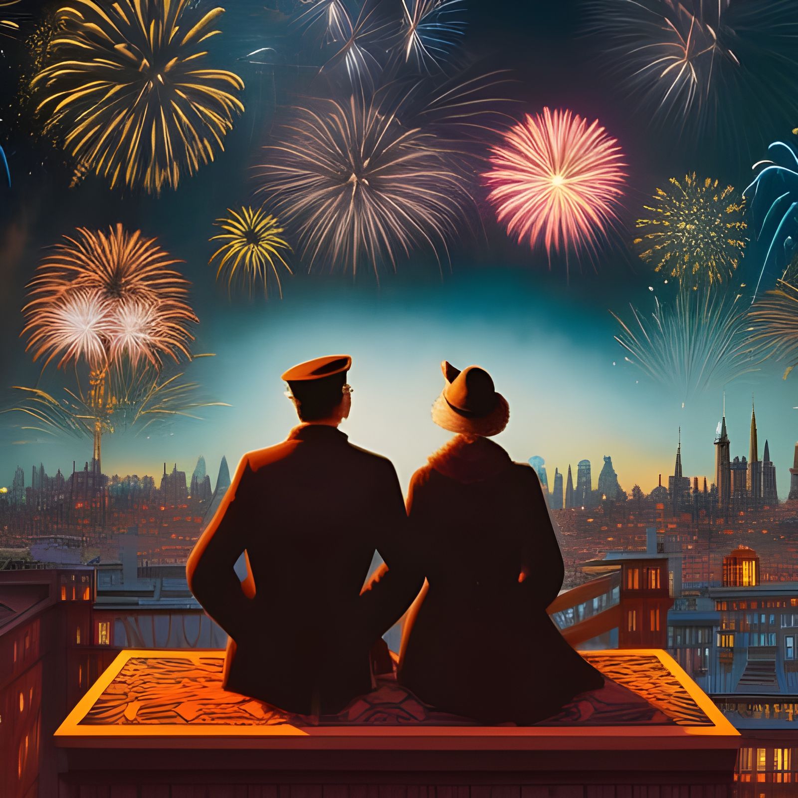 On top of the world when I'm with you  by @BunnyBear 