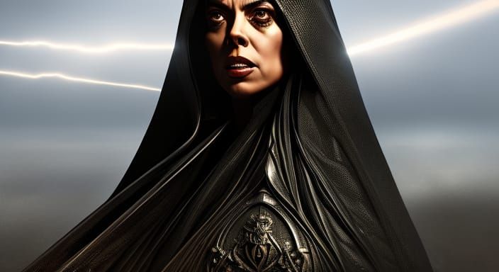 A Witch in the likeness of Aubrey Plaza