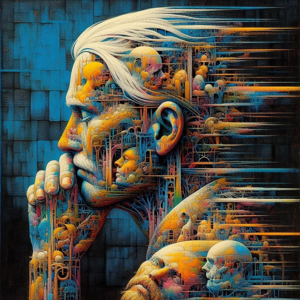 The word began, and then withdrew, Leaving behind a quiet hue. What once was bright, now softly stays, In Silence' arms,...