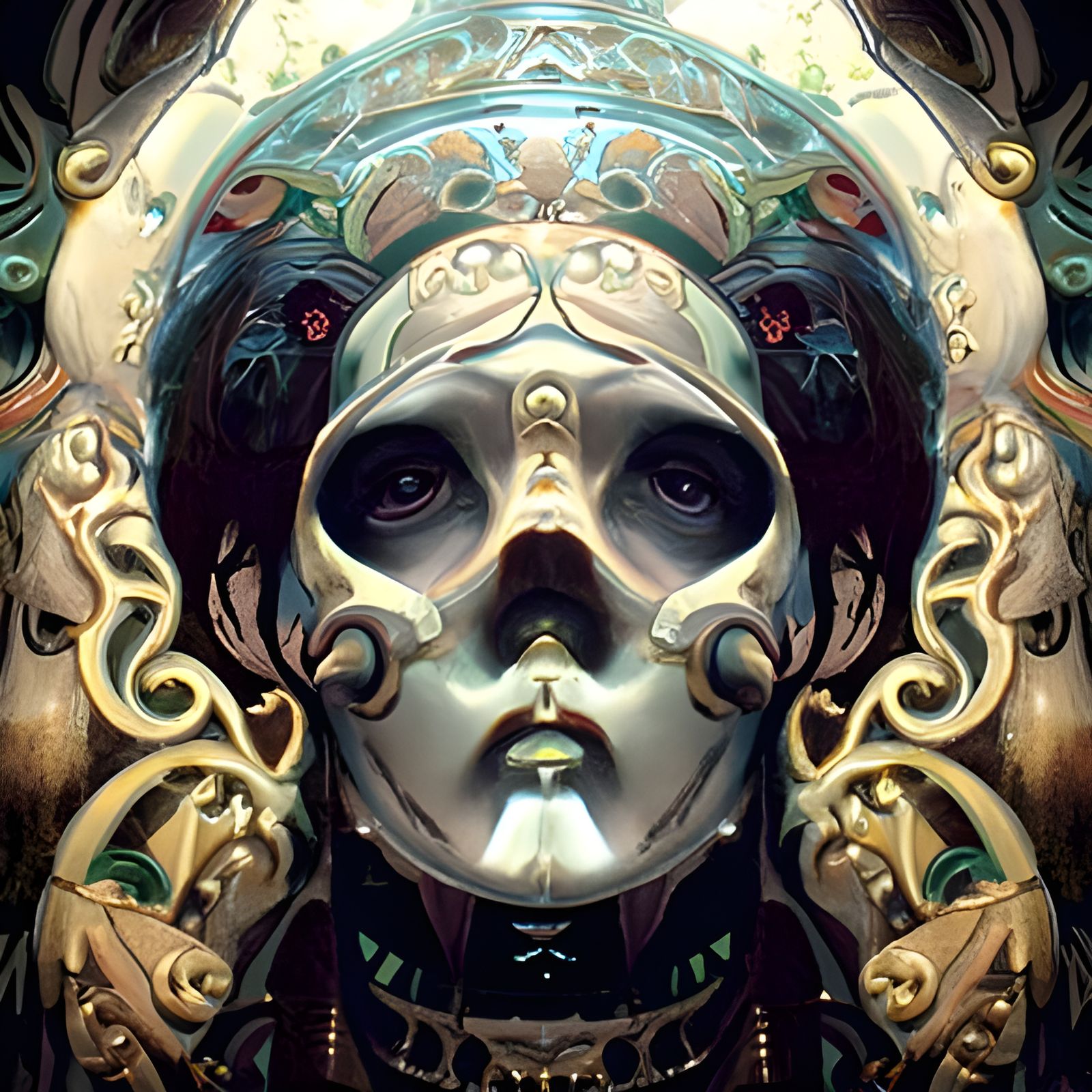 Skull king - AI Generated Artwork - NightCafe Creator