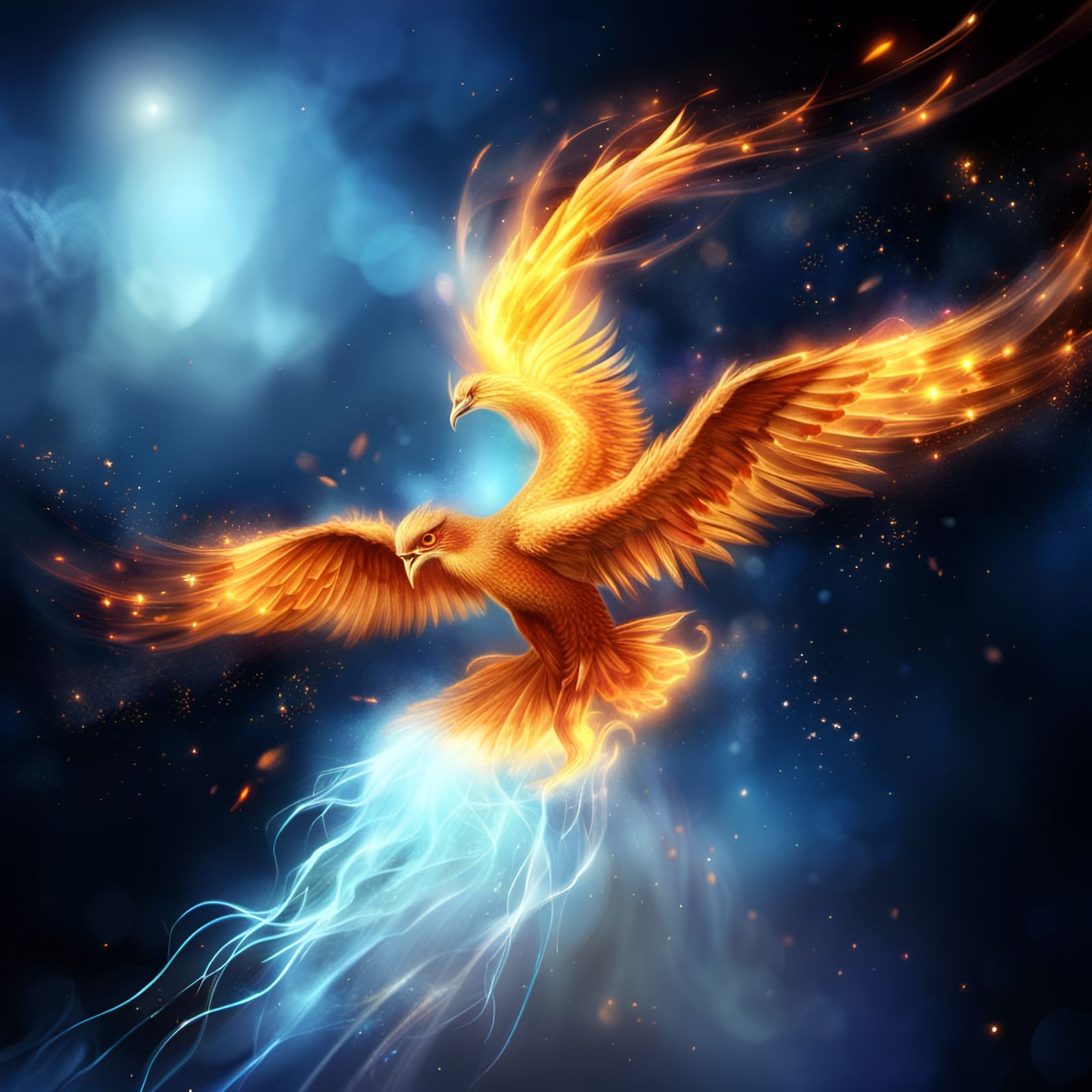 Phoenix rising - AI Generated Artwork - NightCafe Creator