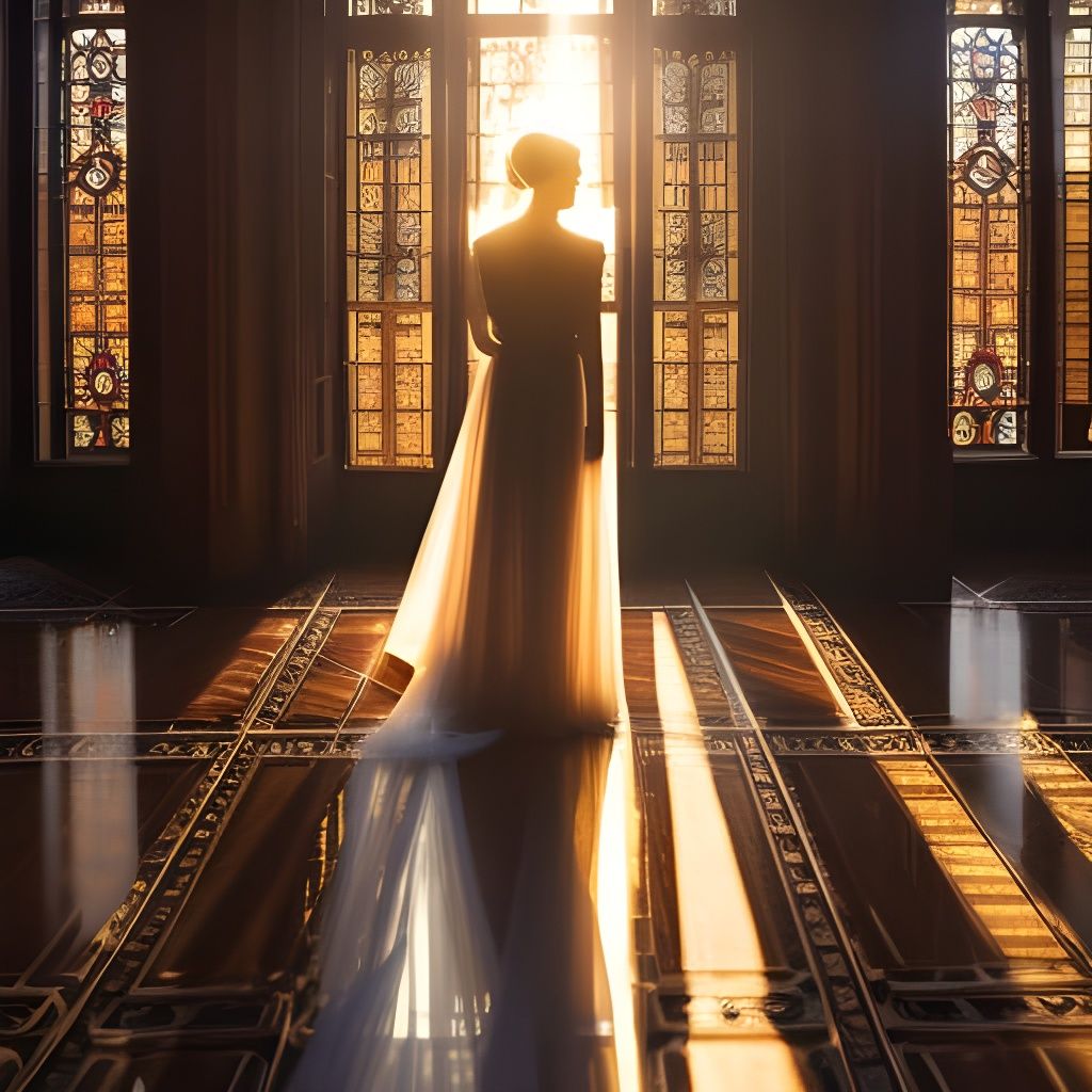 Bride in the Morning Light  by @Swiss Army Squid