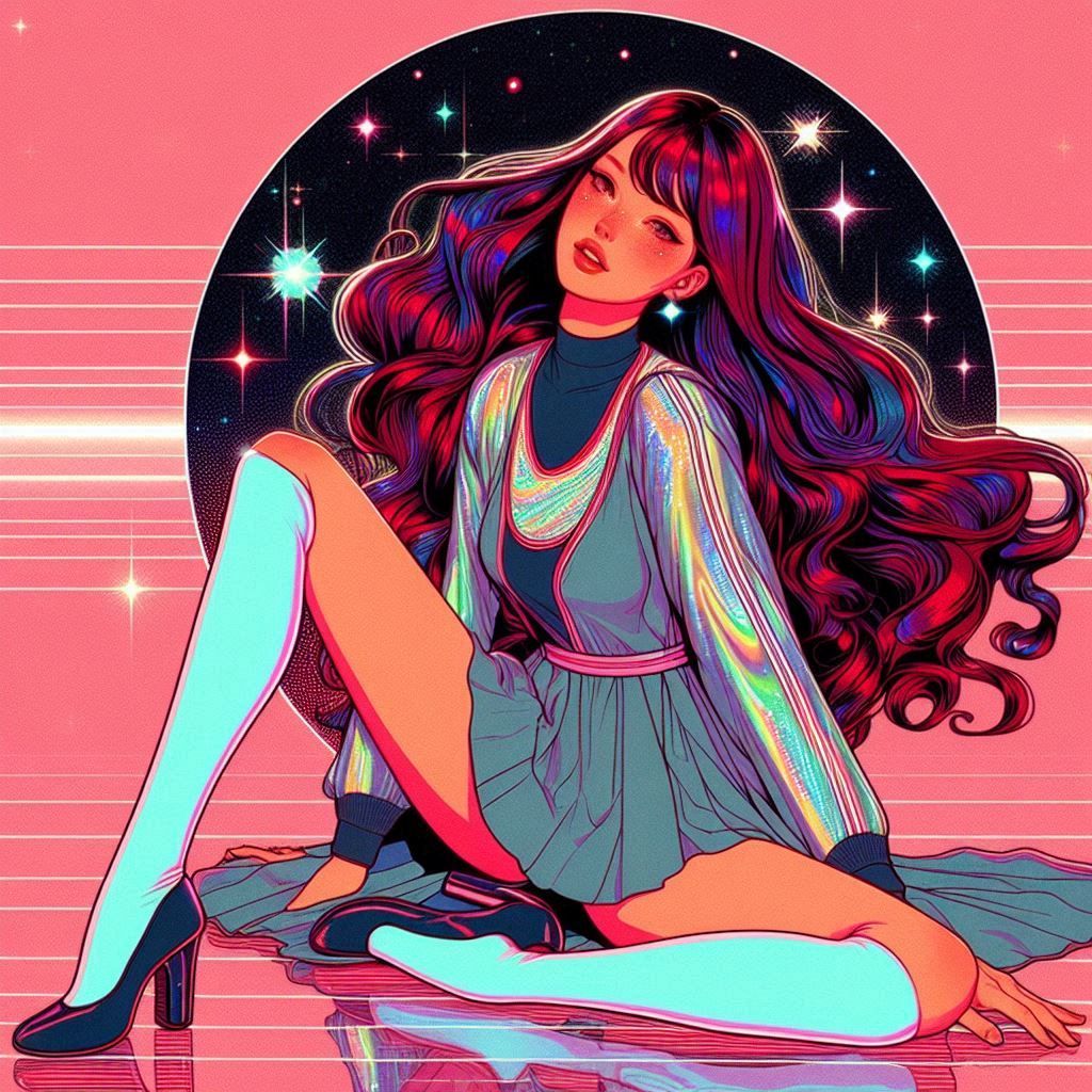 (((70s 80s))) (((sci-fi))) art (((hajime sorayama))) (((retr...