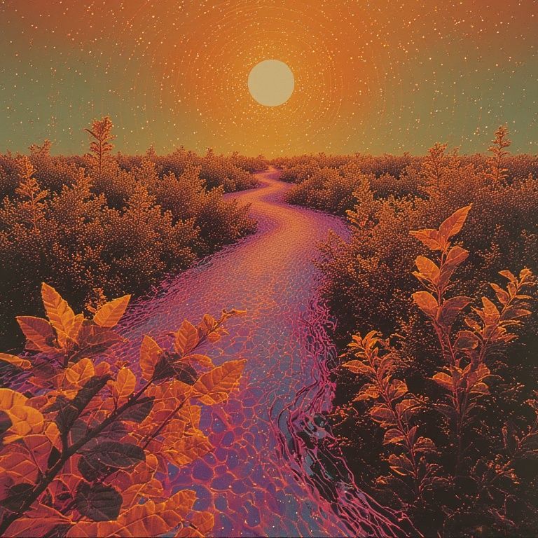 travel through plasma portals, connected, while crochet thre...