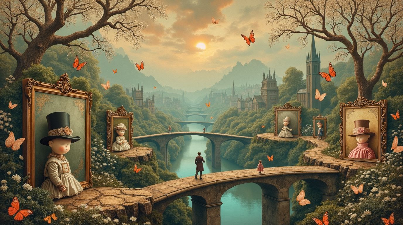 Vintage Postage Stamps Coming Alive