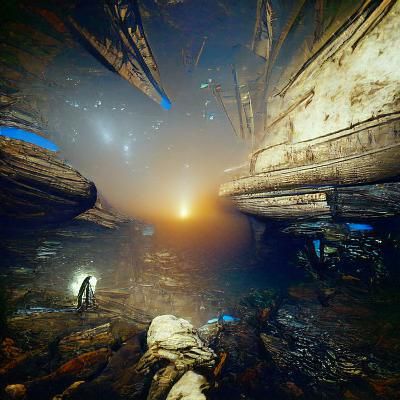 The endless depths of the galaxy?