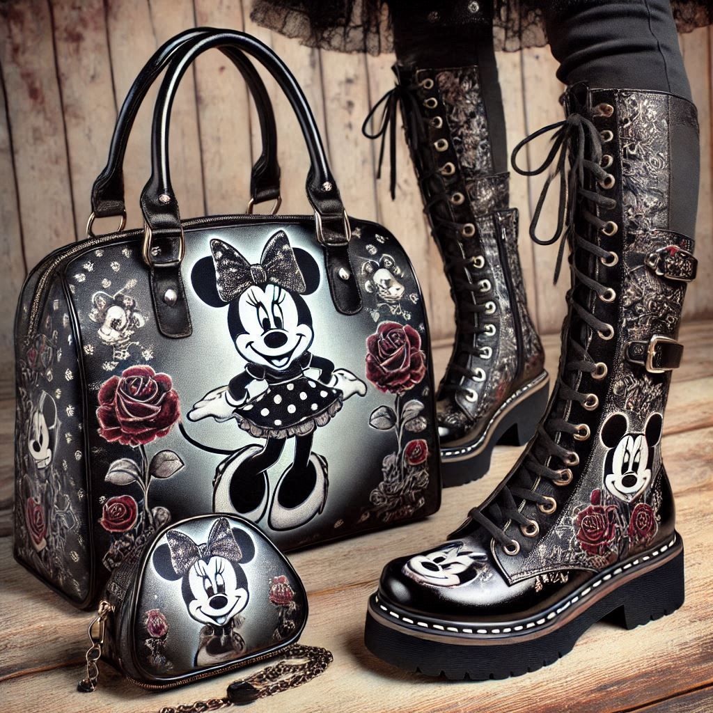 Minnie Mouse Bag and Boots