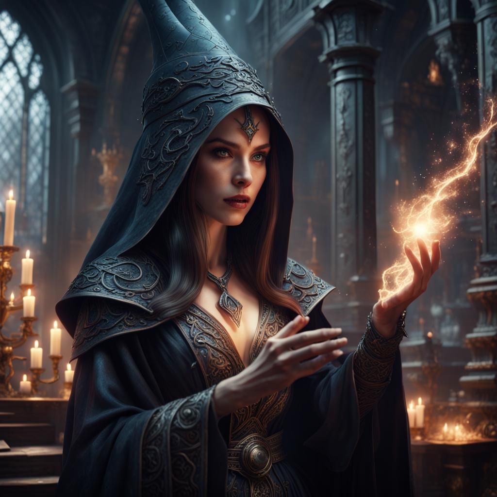 sorceress - AI Generated Artwork - NightCafe Creator