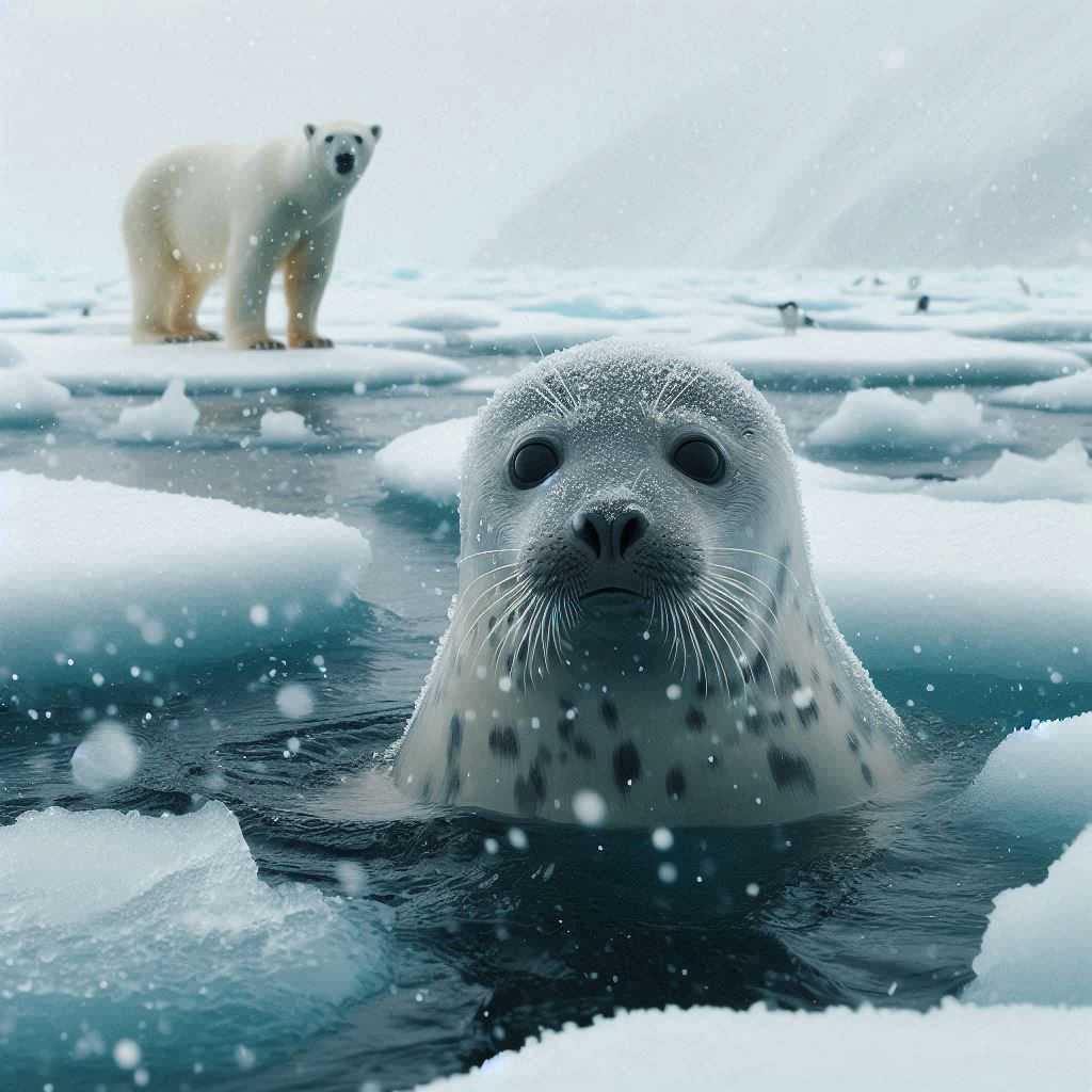 Icy game of hide and seek