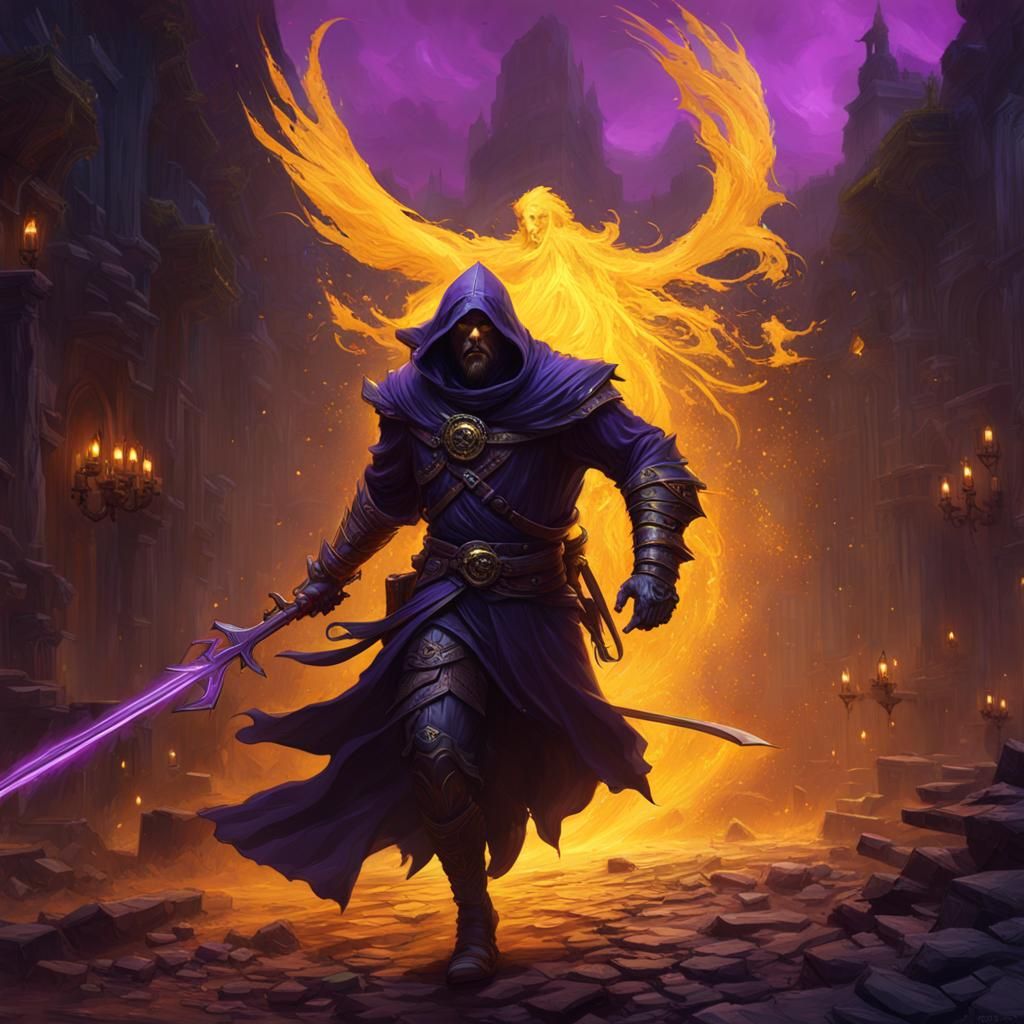 a guy is running for his life from a reaper