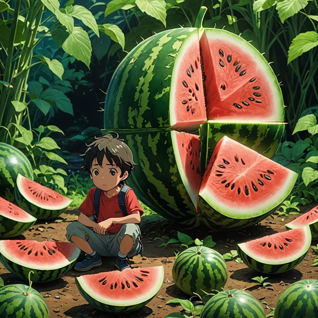 Studio Ghibli, Anime Key Visual, by Makoto Shinkai, Deep Col...