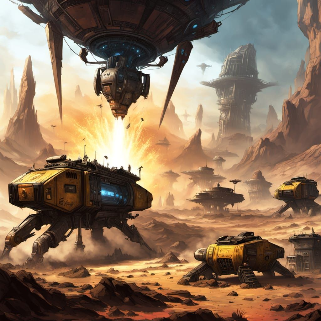 Chaos on a distant planet. 