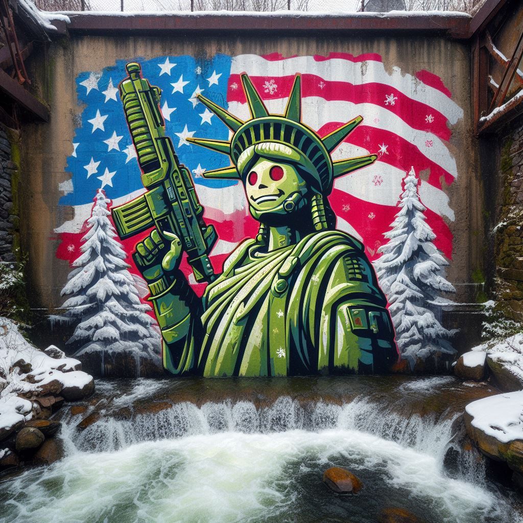 Statue of Liberty Parody