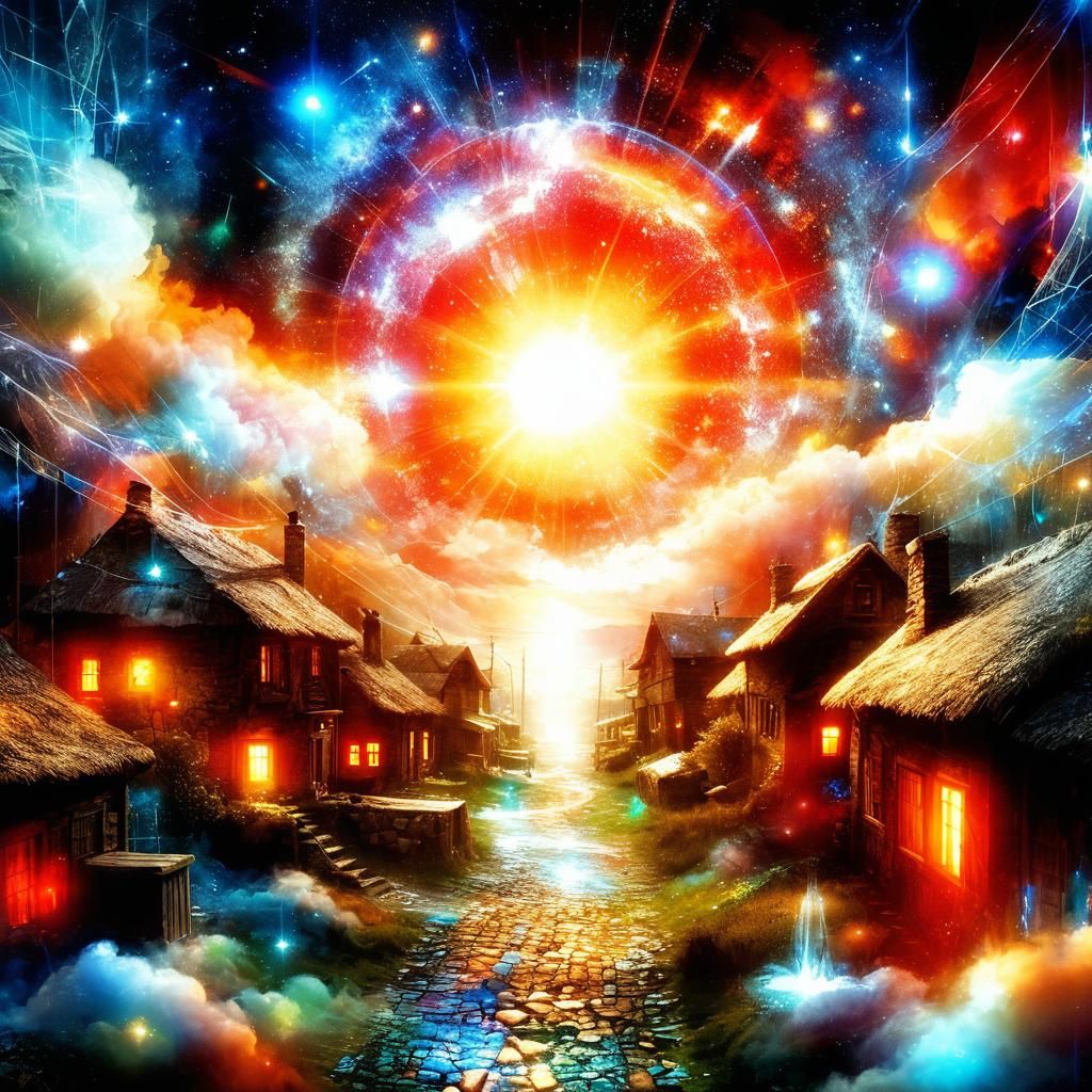 Small village with a divine touch - #11  by @Alan Elsam