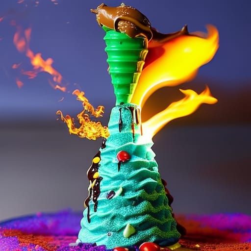 Ice cream dragon