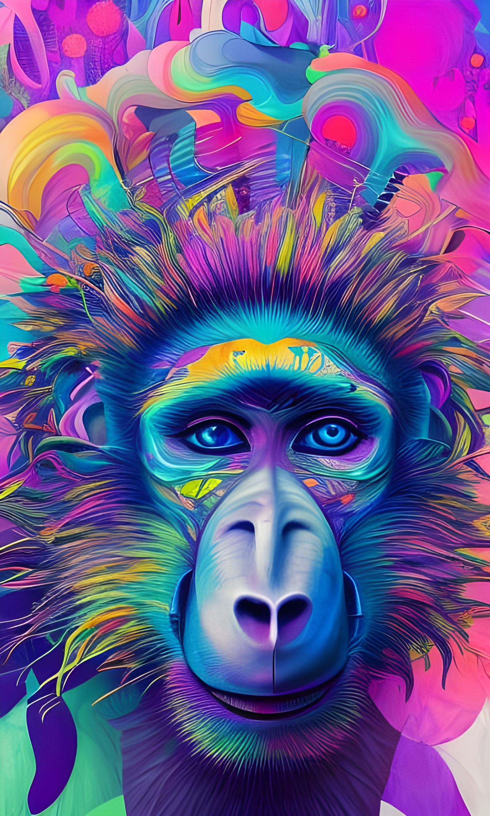 Trippy Baboon Dream undefined