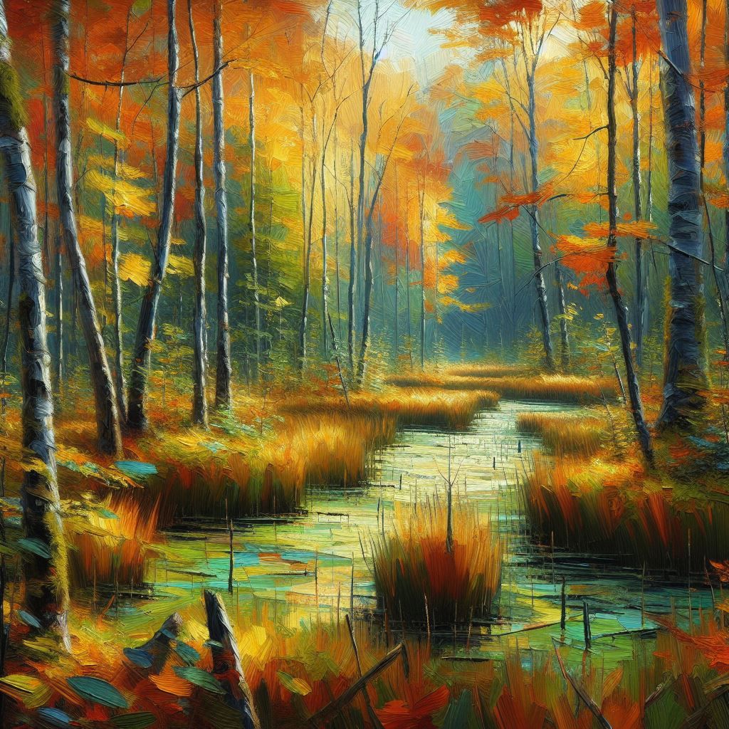 Impasto Marsh Impressionism