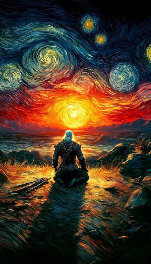 Sit and watch sunset with this Sage Witcher!