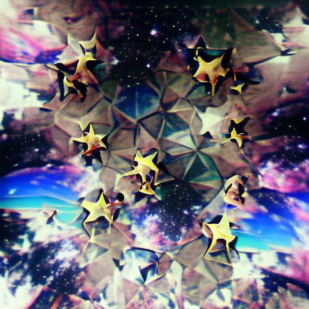 All the stars in the universe kaleidoscope parallax