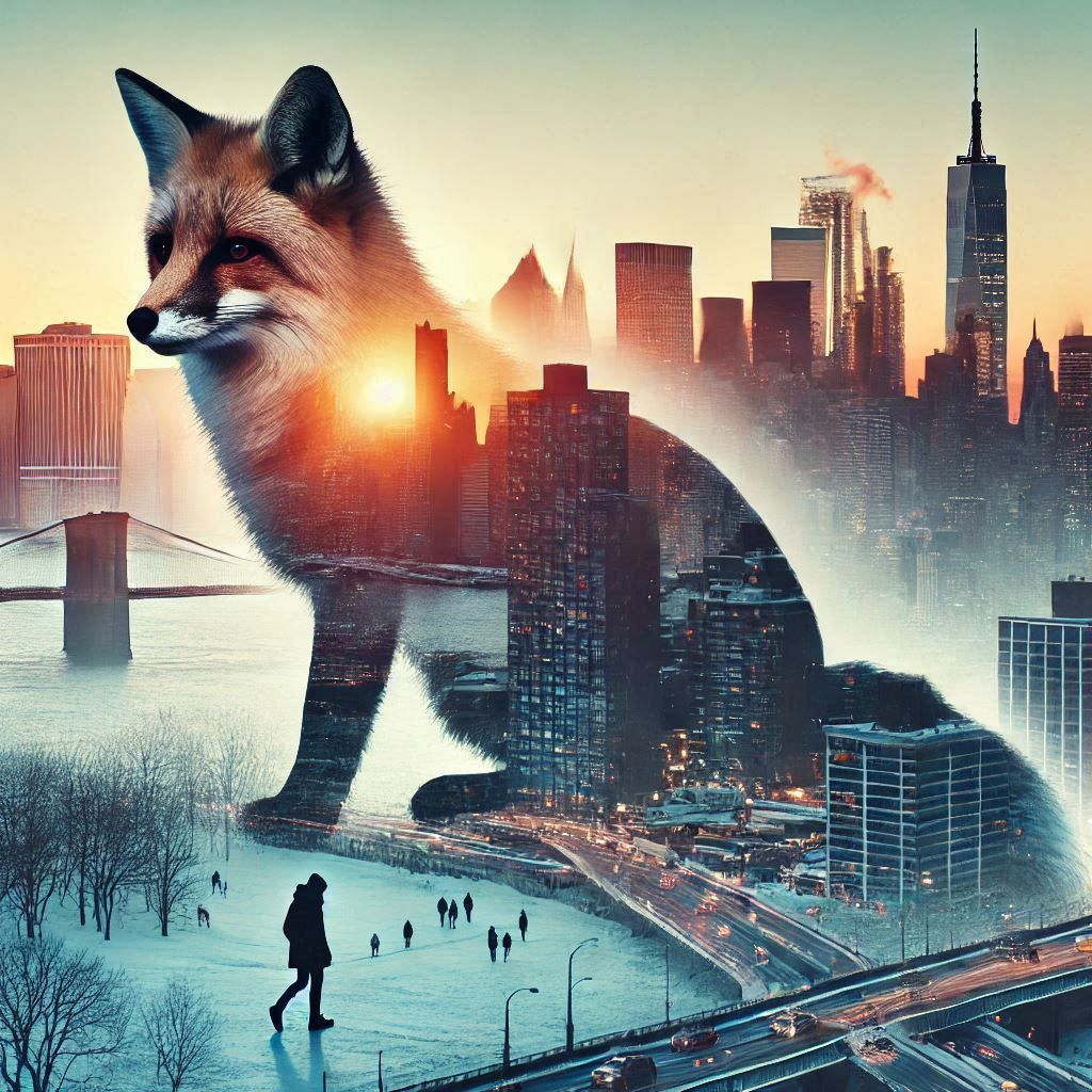 double exposure beautiful fantasy DALL-E 3 portrait landscape..