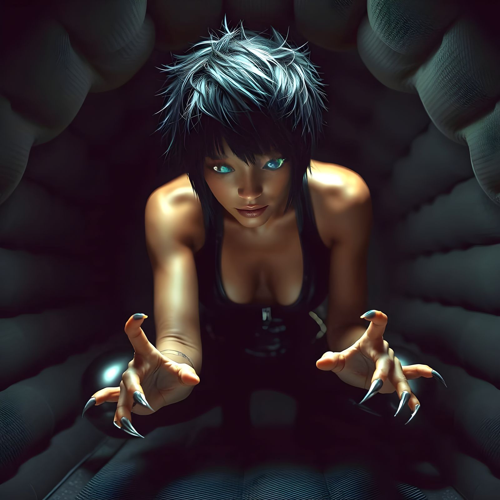 Molly Millions from Neuromancer by William Gibson