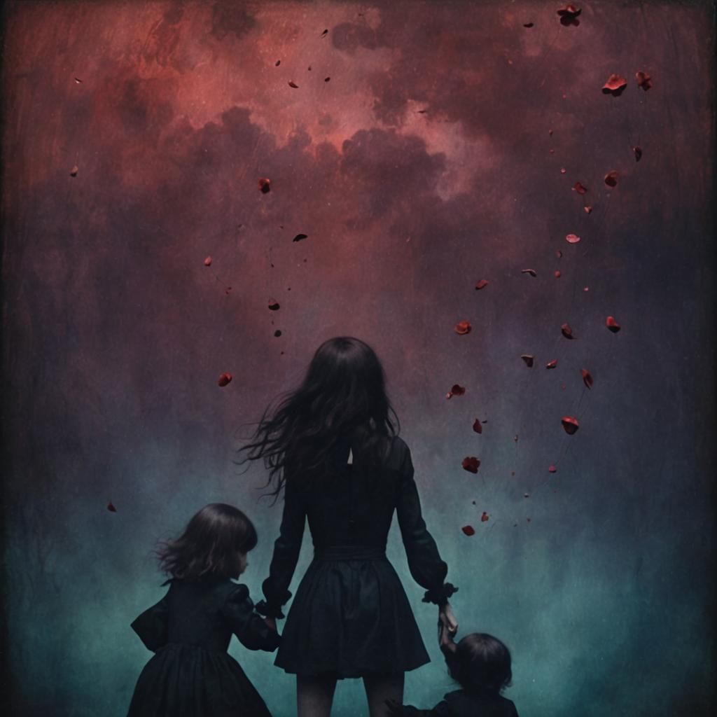 "Ring around the rosie, a pocket full of posie, ashes, ashes, we all fall down" 