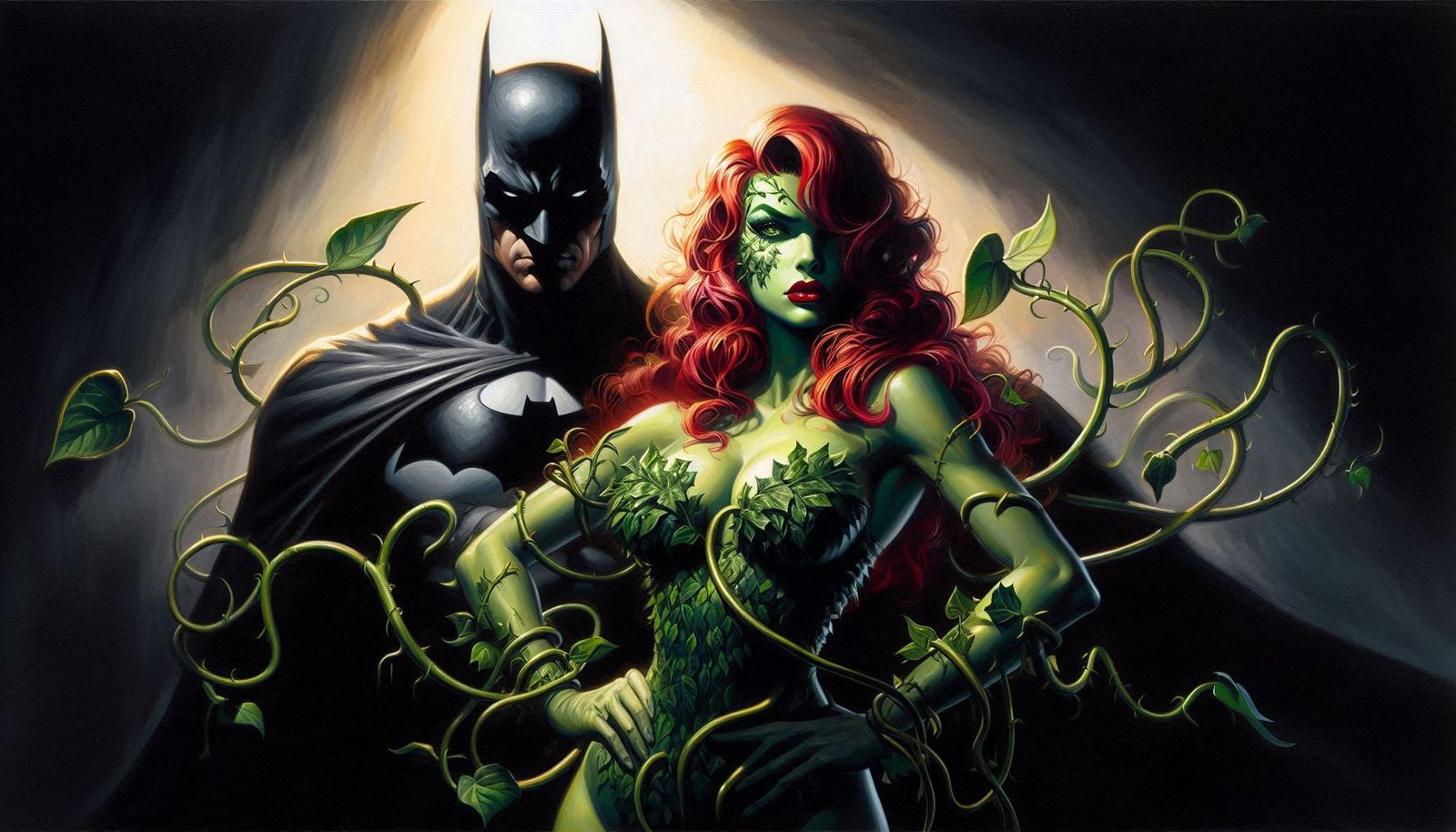 Poison Ivy and Batman