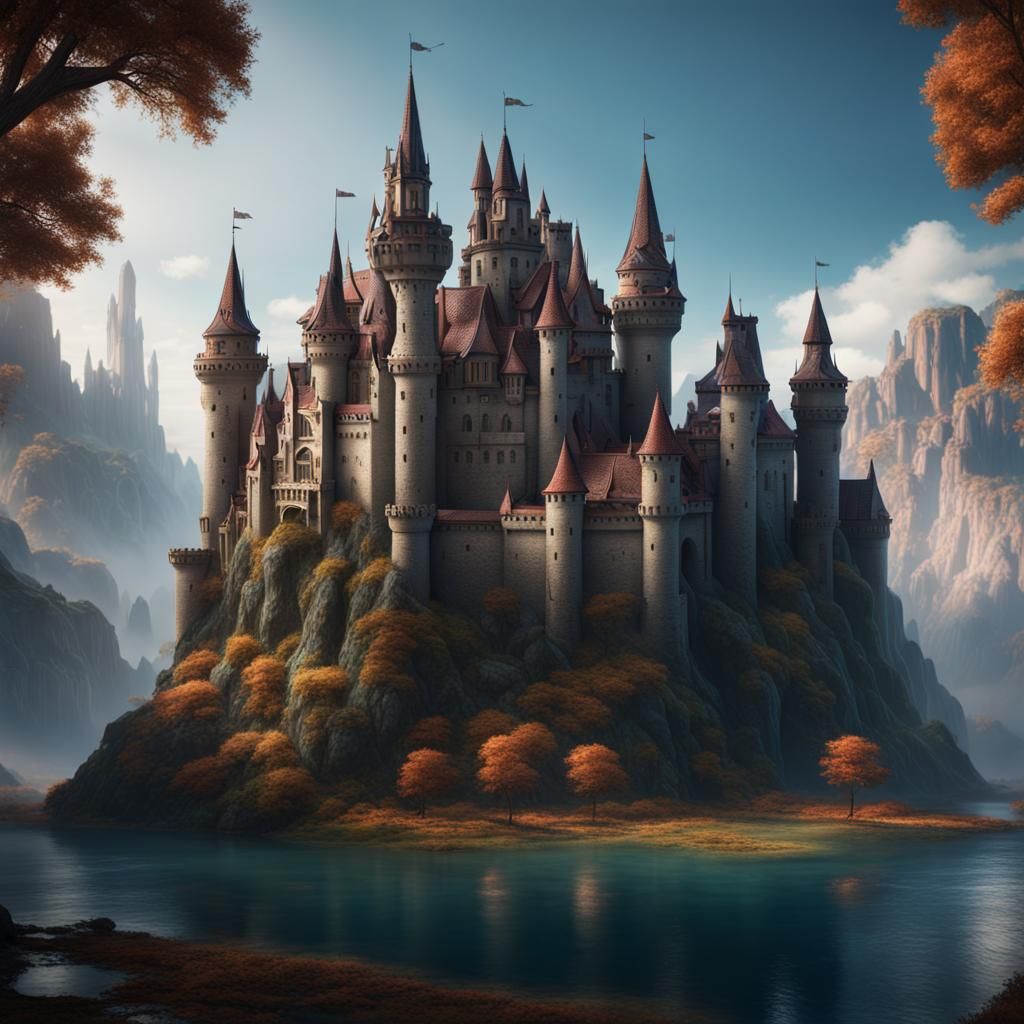 beautiful castle - AI Generated Artwork - NightCafe Creator