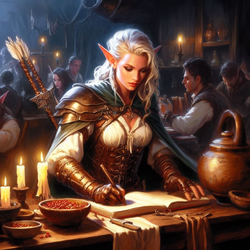 Another Elven Adventurer Signs the Registry