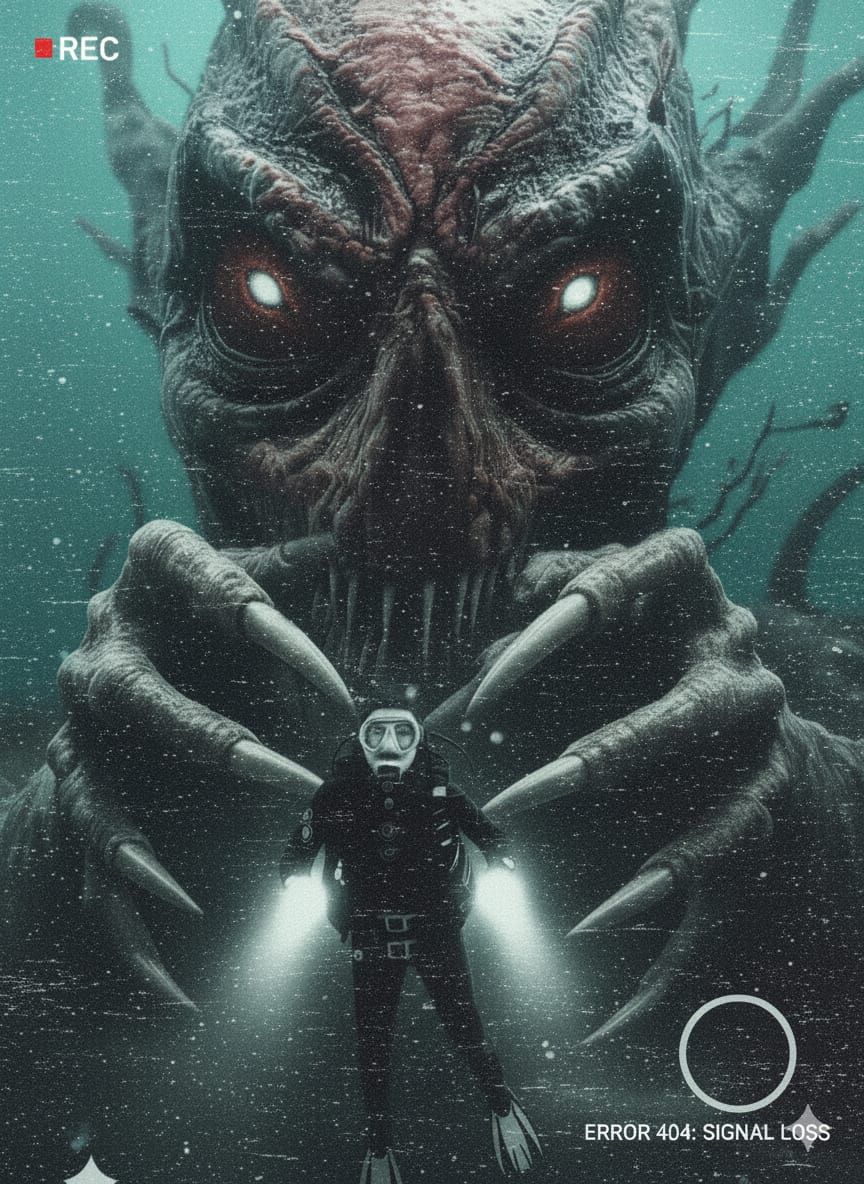 Terrifying found footage REC style horror signal loss image ...