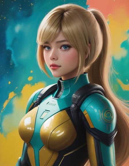 Samus Aran in Fusion suit