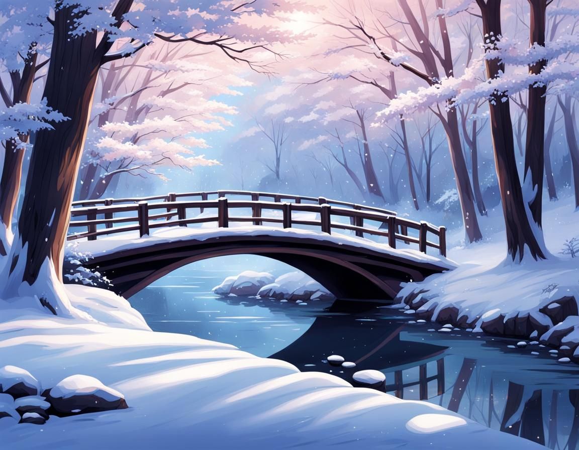 peaceful, snowy charm of rivers in winter